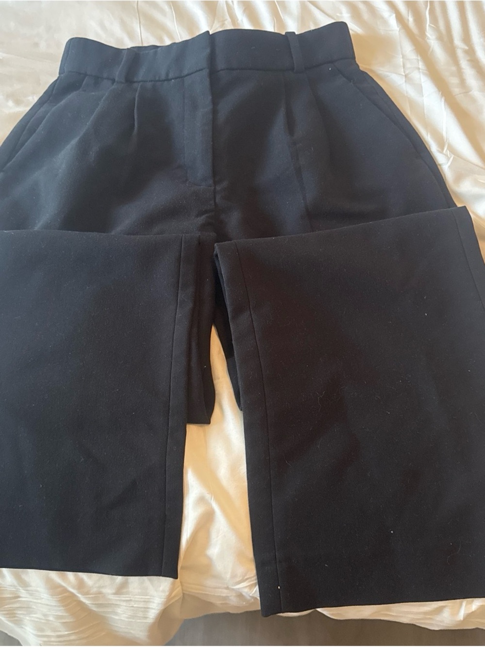 Abercrombie & Fitch Black Womens Dress Pants - Wide Leg